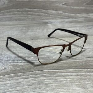 Cole Haan Optical Eyeglasses Frames 51-17 Brown Metal‎ Plastic  Ready